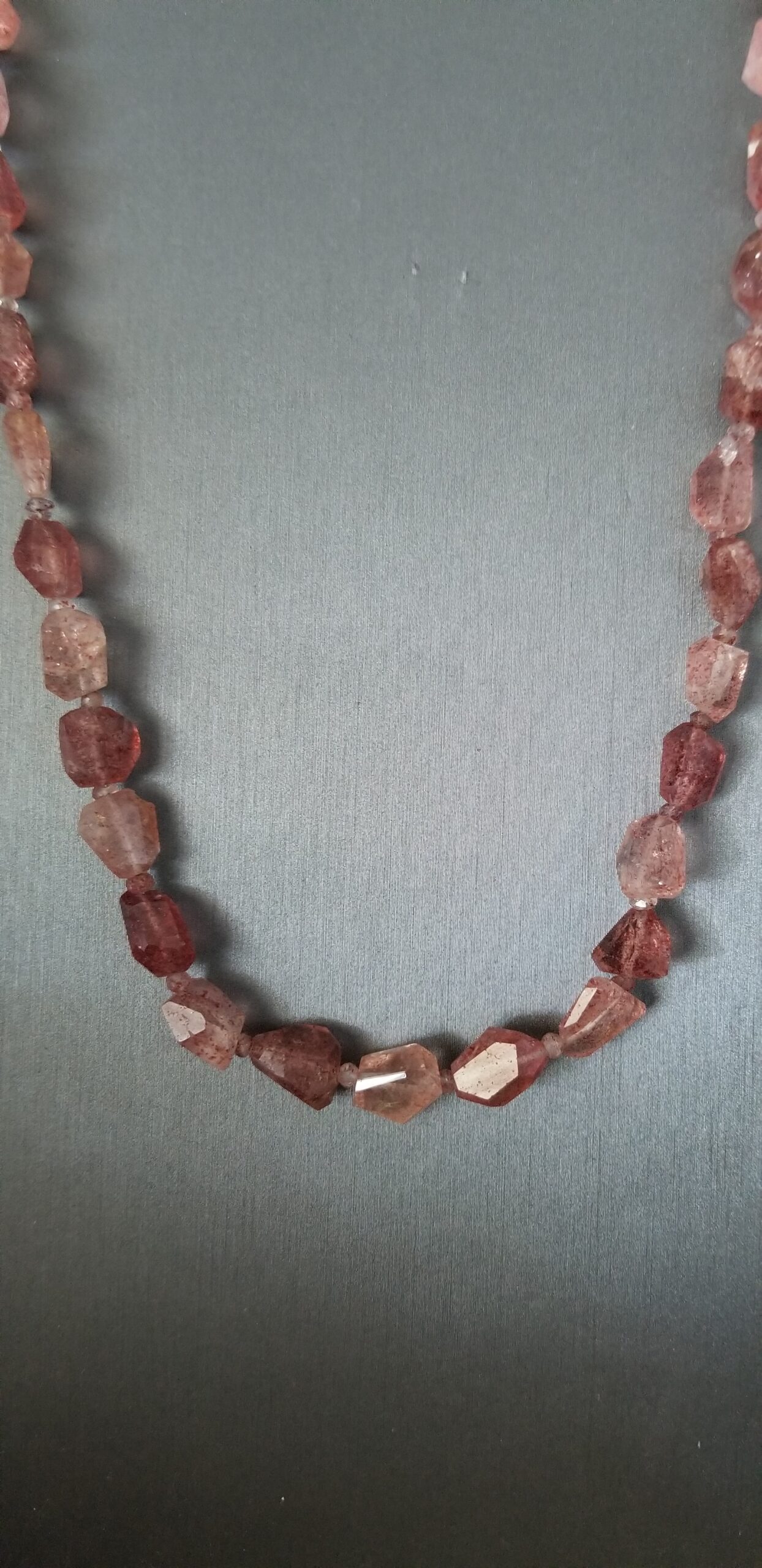 Pink tourmaline necklace/Earrings