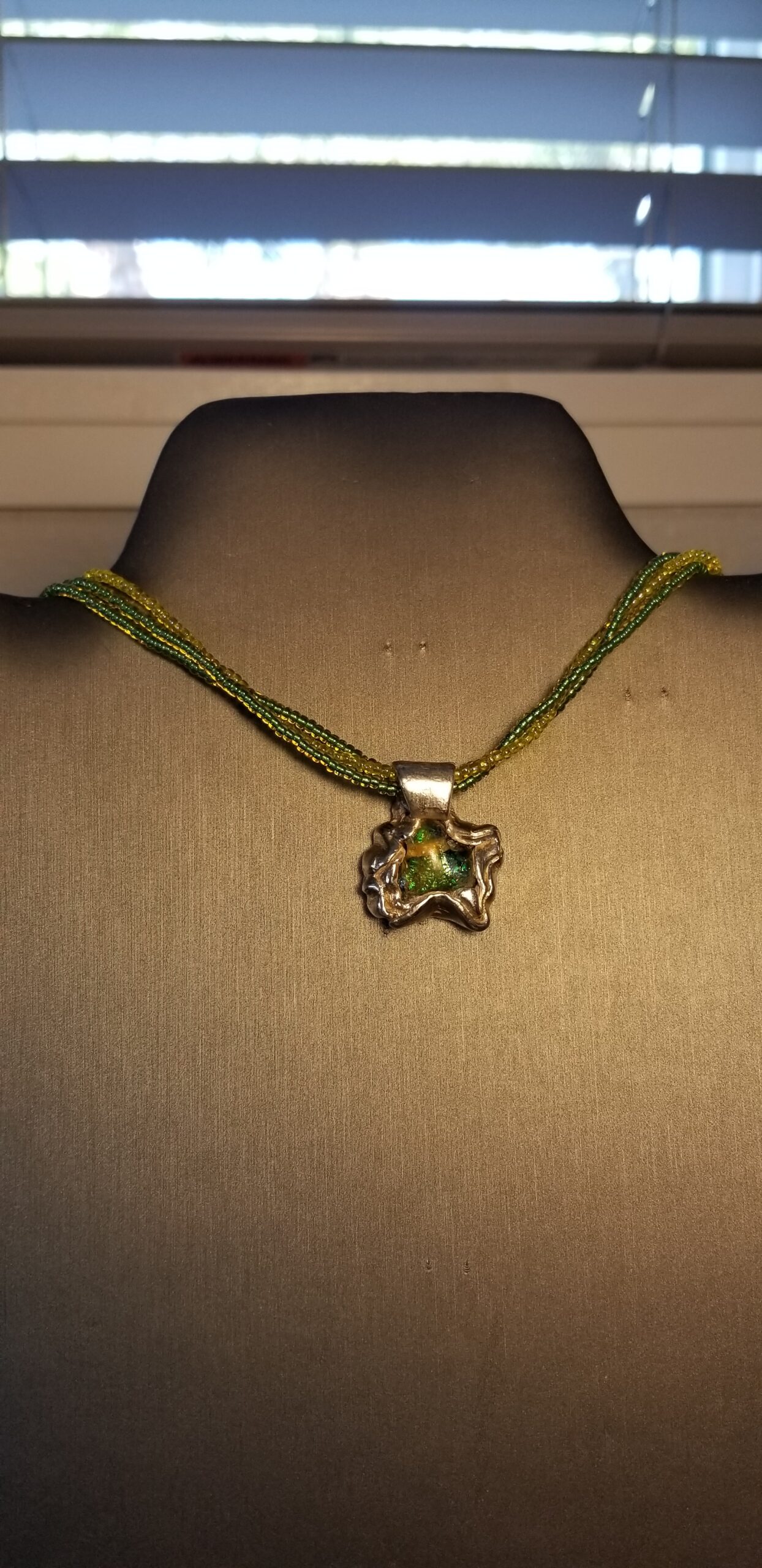 Art Clay Silver greens and yellows