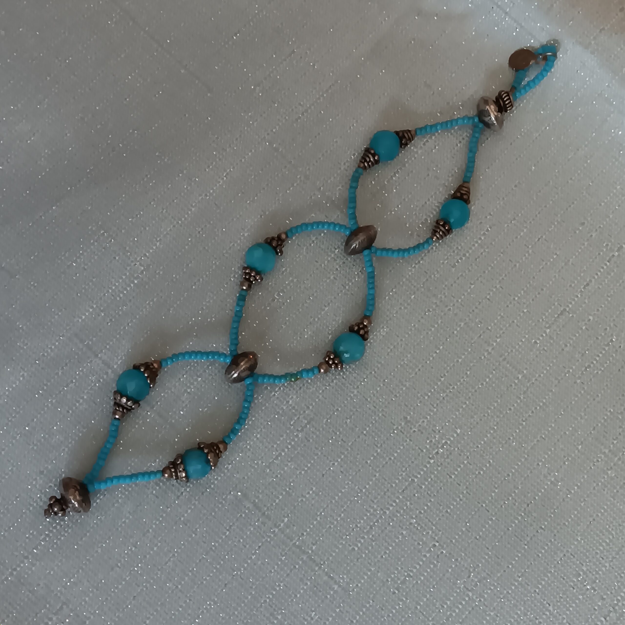 Woven Apatite bracelet