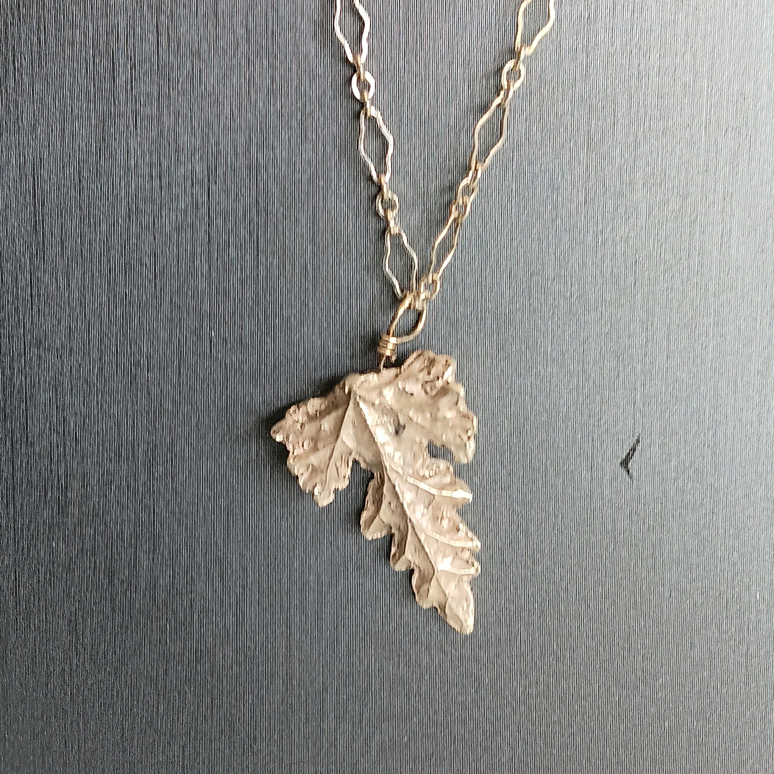 Art Clay Silver natural leaf