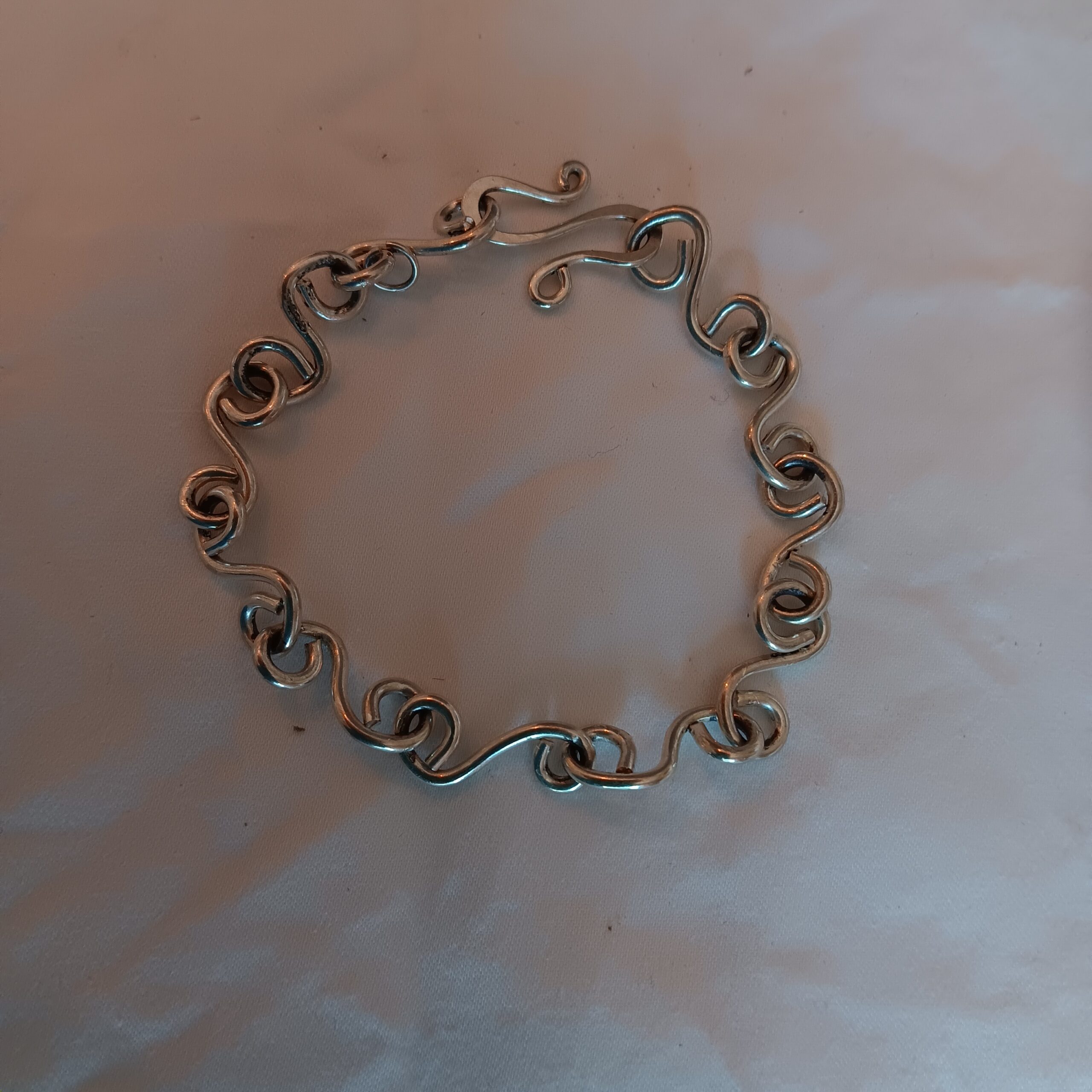 Sterling wire work bracelet